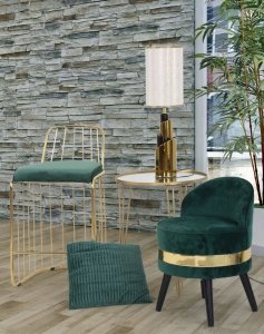 Ferretti Stolik kawowy z lustrzanym blatem, Ø 50 x 58,5 cm 7