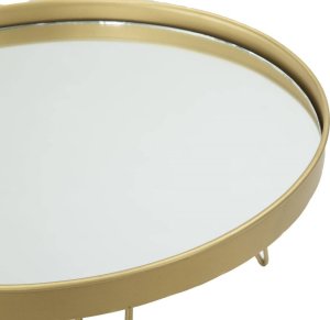 Ferretti Dekoracyjna lustrzana taca na nóżkach, Ø 36,5 cm 6