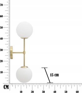 Ferretti Kinkiet z 2 kulami GLAMY DOPPIA 8