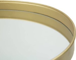 Ferretti Dekoracyjna lustrzana taca na nóżkach, Ø 31 cm 4