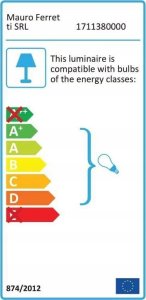 Ferretti Lampa stołowa GLAMY DROP 8