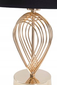 Ferretti Lampa stołowa ze złotym zdobieniem MAXT 5