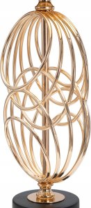 Ferretti Lampa stołowa ze złotym zdobieniem CIRCLY 3