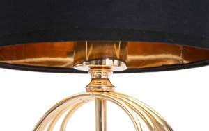 Ferretti Lampa stołowa ze złotym zdobieniem CIRCLY 4