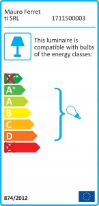 Ferretti Lampa stołowa ze złotym zdobieniem CIRCLY 8