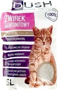 Żwirek dla kota Dush Żwirek Bentonitowy DUSH health & care 5L - LAVENDA 1