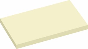 Stickn Notes Q-line Stick'N gul 76x76mm 100blade 12stk/pak 1