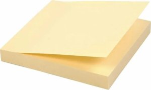 Stickn Notes Q-line Stick'N gul 76x76mm 100blade 12stk/pak 3