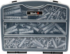 Work-it Work>it® assorterede plugs i sortimentskasse med 230 dele 1