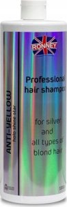 RONNEY_Anti-Yellow Holo Shine Star Professional Hair Shampoo For Silver And All Types Of Blond Hair szampon do włosów blond, rozjaśnionych i siwych 1000ml 1