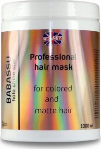 RONNEY_Babassu Holo Shine Star Professional Hair Mask For Colored And Matte Hair maska energetyzująca do włosów farbowanych i matowych 1000ml 1