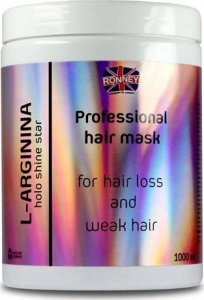 RONNEY_L-Arganina Holo Shine Star Professional Hair Mask For Hair Loss And Weak Hair maska przeciw wypadaniu włosów 1000ml 1