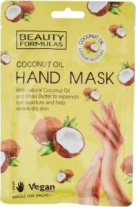 BEAUTY FORMULAS_Hand Mask regenerująca maska do dłoni Coconut Oil 1 para 1