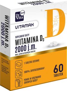 DR VITA_Vitamax Witamina D 2000 j.m suplement diety 60 tabletek 1