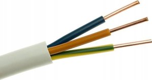 Przewód Śląsk Przewód YDY 3X2,5mm2 450/750V Nkt 172171006D0500 bęben 1