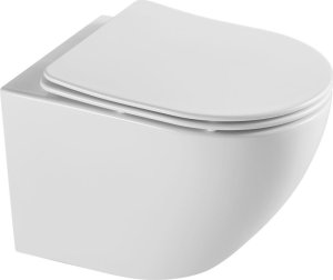 Miska WC CE-MW-001-11-RIM / JELLOW / SOLLER / MISKA WISZĄCA RIMLESS BIAŁA 49,5X36,5X37 P-TRAP:180MM DS SLIM/ŁW/WO/DUR / 1