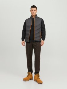 Jack & Jones Jack & Jones  męska kamizelka JJEMULTI BODYWARMER COLLAR NOOS 12200684 ASPHALT XL 7