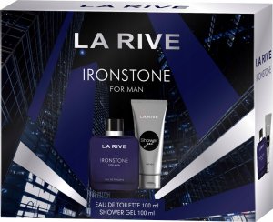 SET LA RIVE Ironstone Men EDT spray 100ml + SHOWER GEL 100ml 1