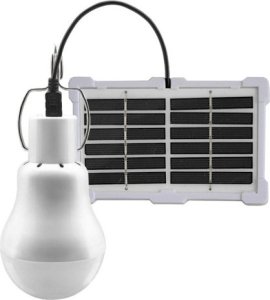 Airam Żarówka led z panelem solarnym 20W 12 LED 1