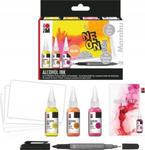 SmartMax Marabu Alcohol Ink set NEON (3x20ml) 2