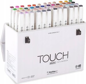 Tombow Touch Brush Marker 48stk i gaveæske 1