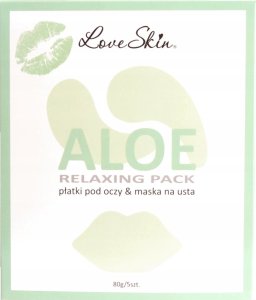 LOVE SKIN_Aloe Relaxing Pack maseczka na usta + platki pod oczy 5szt. 1