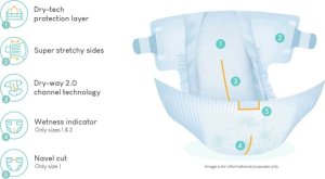 vidaXL Pillo Pieluszki dla dzieci, 132 szt., rozmiar 5 (11-16 kg) 8