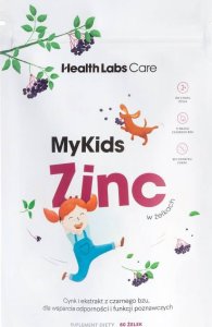 HEALTHLABS_MyKids Zinc cynk dla dzieci w żelkach 60szt. 1