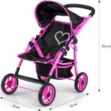 Milly Mally Milly Mally Wózek dla lalek Natalie Prestige Black 5