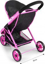 Milly Mally Wózek dla lalek Susie Prestige Black 4
