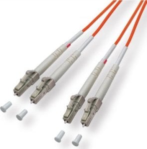 Kabel światłowodowy duplex. 50/125 µm LC/LC, pomarańczowy, 3 m 1