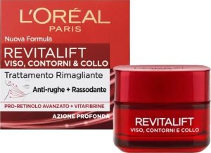 L’Oreal Paris Revitalift Viso, Contorno E Collo Ujędrniający krem przeciwzmarszczkowy do twarzy i szyi 50ml 1