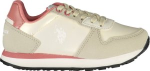 U.S. Polo Assn US POLO ASSN. BEŻOWE BUTY SPORTOWE DLA DZIECI 30 1