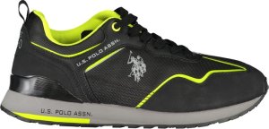 U.S. Polo Assn US POLO ASSN. CZARNE MĘSKIE OBUWIE SPORTOWE 44 1