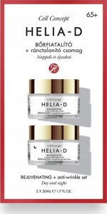 HELIA-D_SET Cell Concept Rejuvenating + Anti-Wrinkle 65+ przeciwzmarszczowy krem na dzień + krem na noc 2×50 ml 1