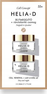 HELIA-D_SET Cell Concept Renewal + Anti-Wrinkle 25+ przeciwzmarszczkowy krem na dzień + krem na noc 2×50 ml 1