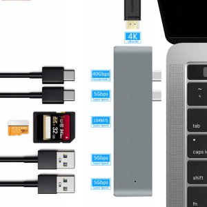 HUB USB Rozdzielacz HUB USB DLA MacBOOK AJH-712 7