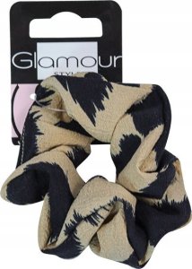 GLAMOUR_Scrunchie gumka od włosów Panterka 1