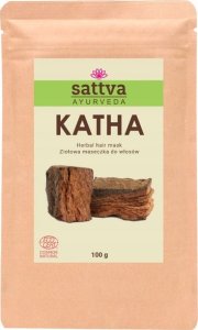 SATTVA_Herbal Hair Mask ziołowa maseczka do włosów Katha 100g 1