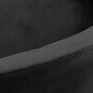 Activeshop 4Rico fotel obrotowy QS-BL12G aksamit czarny 7