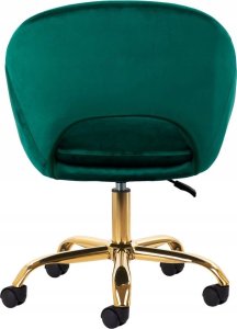 Activeshop 4Rico krzesło obrotowe QS-MF18G aksamit zielone 4