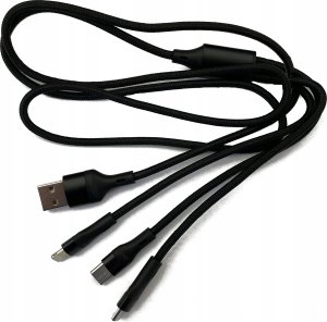 Kabel USB Kabel do Åadowania 3A 3 w 1 1