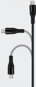 Kabel USB USB-C - microUSB 1.2 m Czarny (N939B) 4