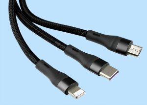 Kabel USB USB-C - microUSB 1.2 m Czarny (N939B) 6