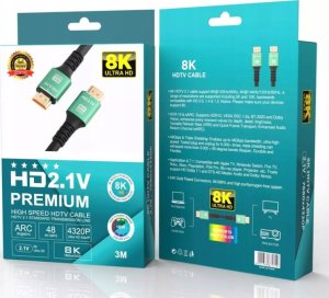 Kabel HDMI - HDMI 3m czarny (JL-HC030) 10