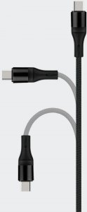 Kabel USB USB-A - USB-C + microUSB + Lightning 1.2 m Czarny (N940) 3