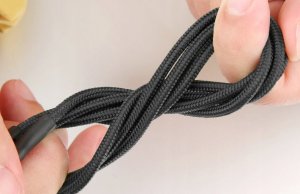 Kabel USB USB-A - USB-C + microUSB + Lightning 1.2 m Czarny (N940) 7