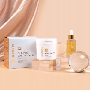 DR.HEDISON_SET RX-Heritage serum zmniejszające widoczność porów 50ml + krem regenerujący 220ml 5