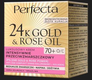 PERFECTA_24K Gold &amp; Rose Oil krem przeciwzmarszaczkowy 50+ 50ml 1