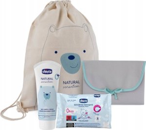 CHICCO_SET Nappy Change mata do zmiany pieluszek + krem na odparzenia + chusteczki nawilżane 16szt. 1